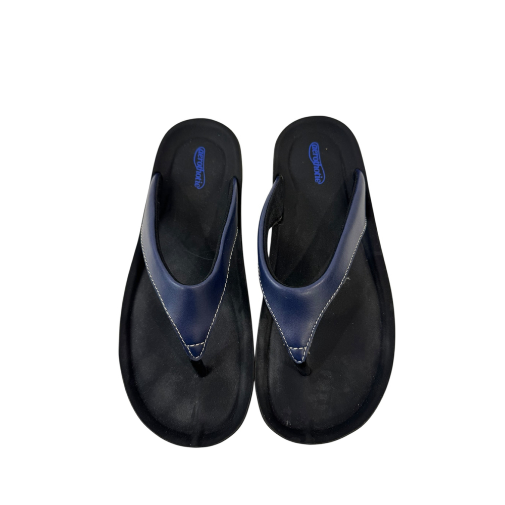 Aerothotic Sandals Size 38 Black and‎ Blue